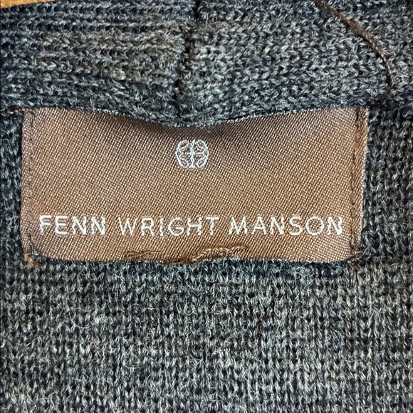 Fenn Wright Manson Blazer Style Cardigan L Colorblock Nautical Academia Preppy - Picture 5 of 15